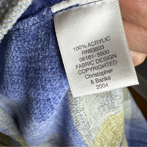 Plaid Shacket Jacket Overshirt Fall Layering Casual Women’s S Christopher Banks - Picture 6 of 7